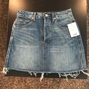 FREE PEOPLE DENIM SKIRT